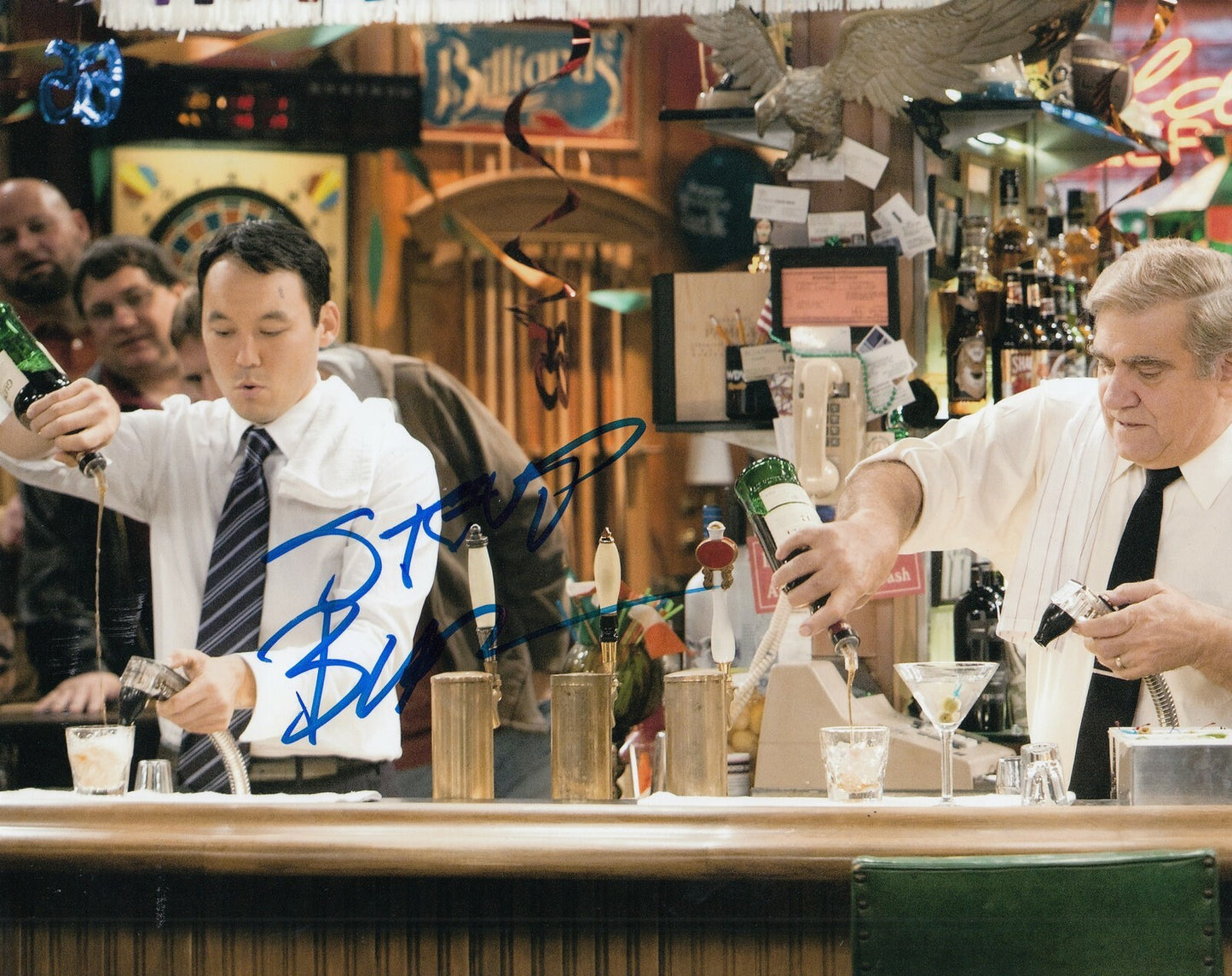 STEVE BYRNE signed (SULLIVAN & SON) TV SHOW 8x10 photo *Steve* W/COA #9