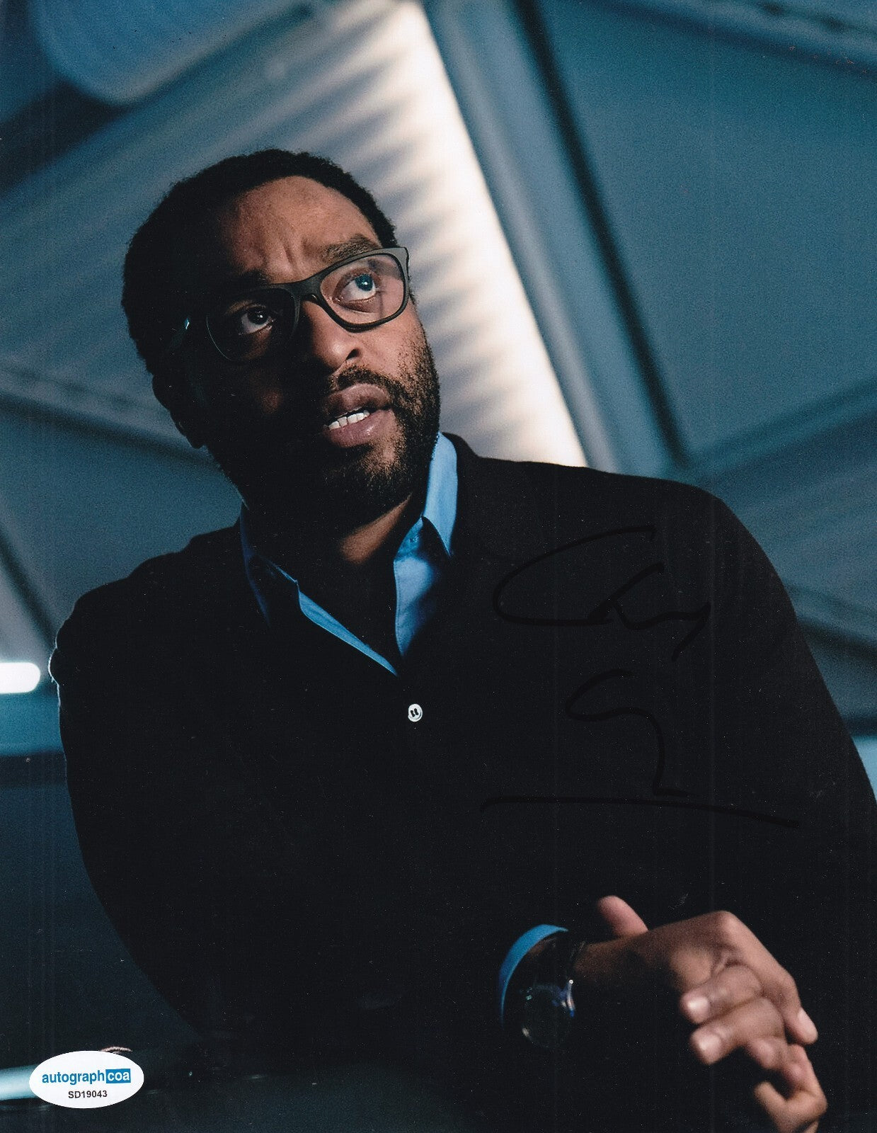CHIWETEL EJOFOR signed (12 YEARS A SLAVE) Solomon Movie 8x10 photo ACOA SD19043