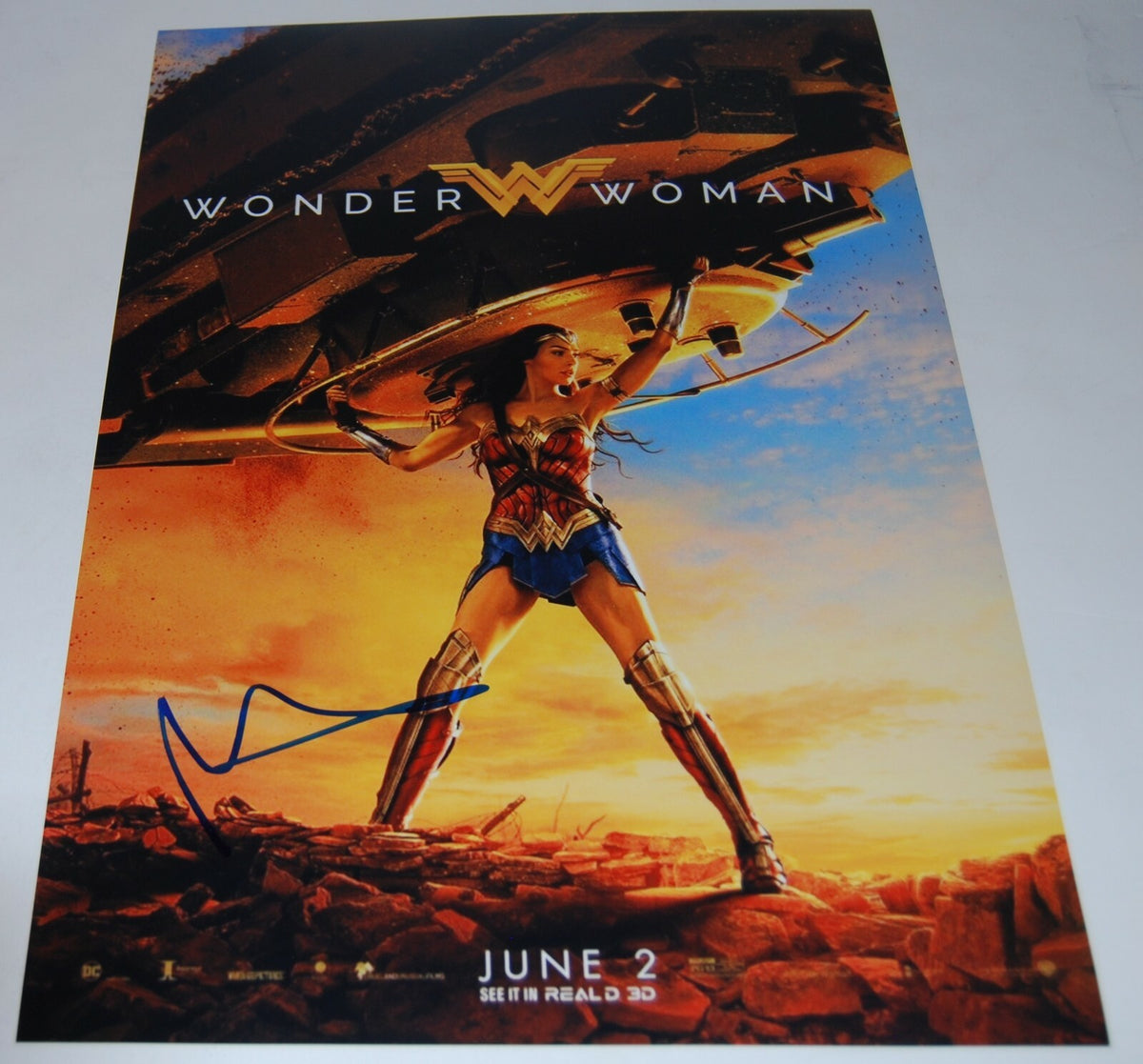 PATTY JENKINS signed (WONDER WOMAN) 12X18 movie poster photo *DIRECTOR* W/COA #3