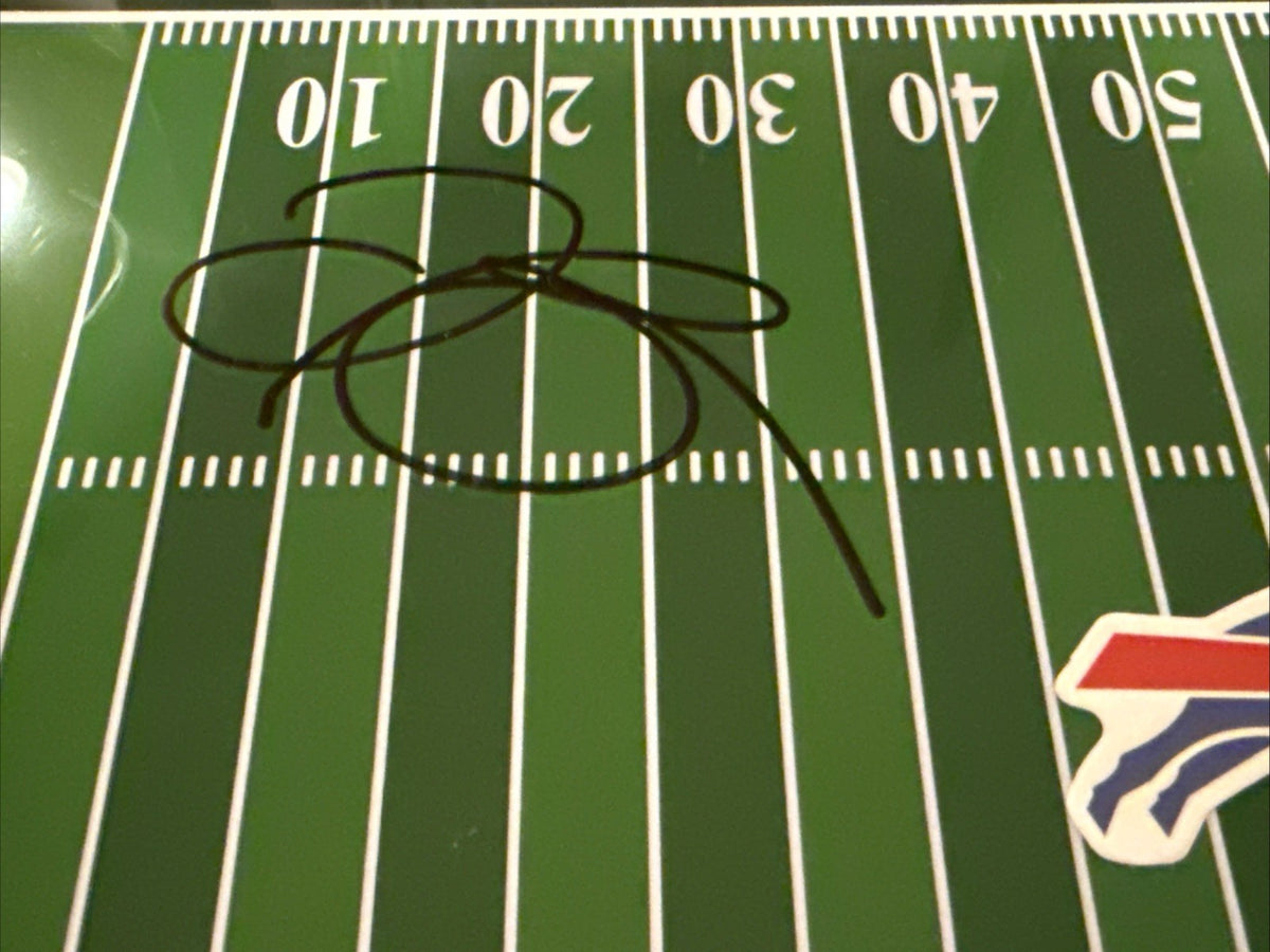 JOE BRADY signed (BUFFALO BILLS) football Coaches clipboard BECKETT BAS BW54033