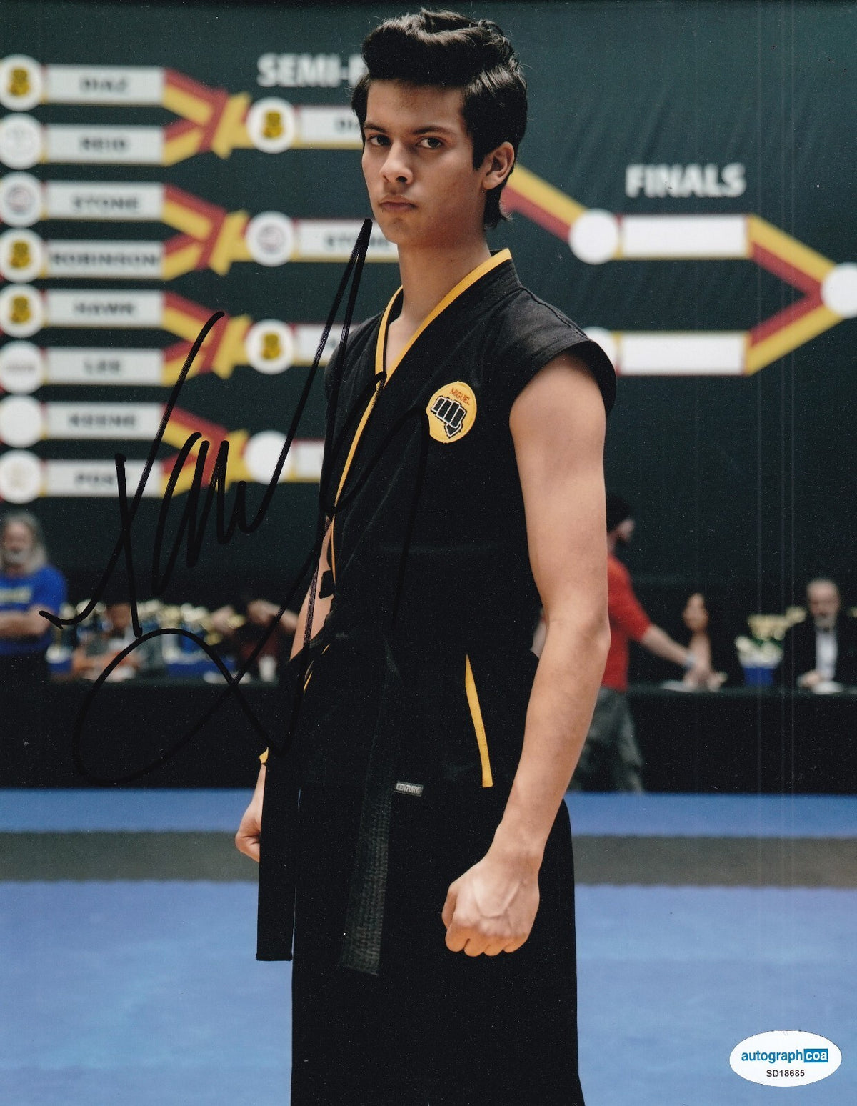 XOLO MARIDUENA signed (COBRA KAI) autograph Miguel Diaz 8X10 photo ACOA SD18685