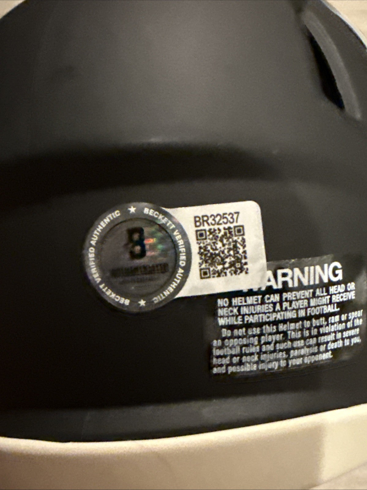 KYLE MCCORD signed (GREEN BAY PACKERS) mini football helmet BECKETT BR32537
