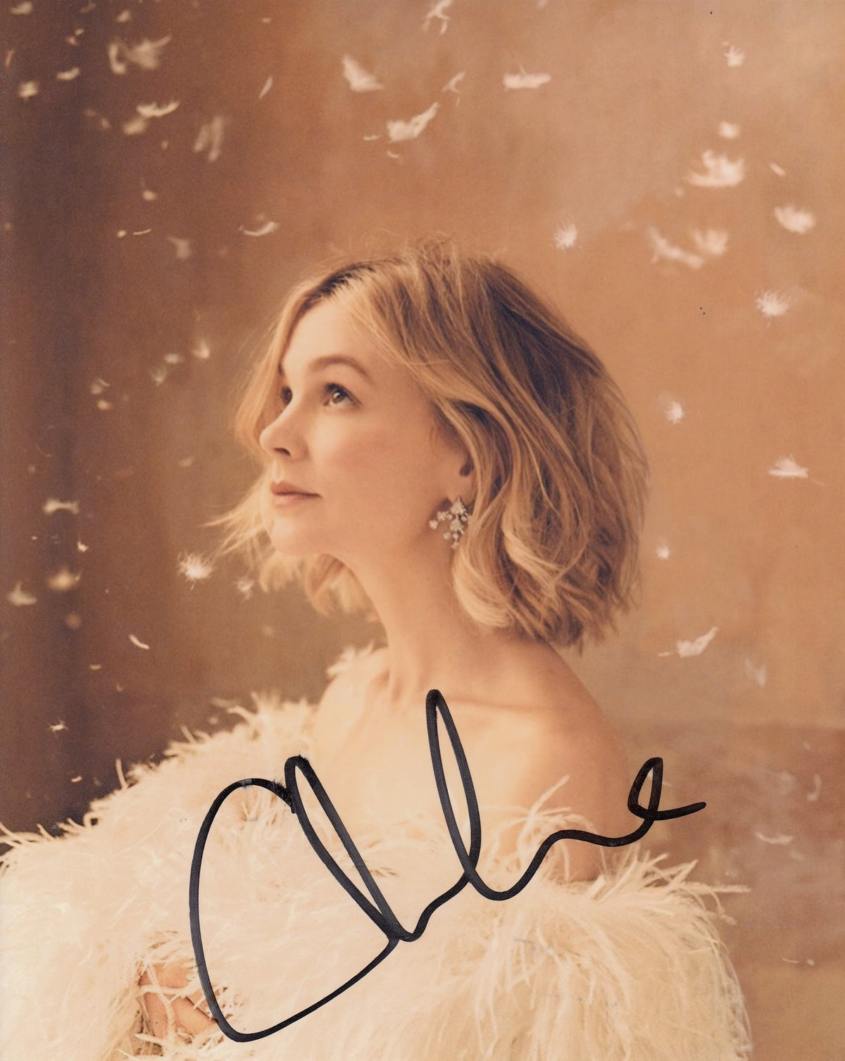 CAREY MULLIGAN signed (NEVER LET ME GO) ACTRESS 8X10 photo W/COA #3