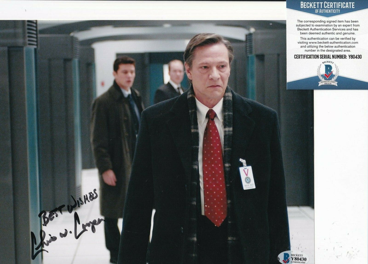 CHRIS COOPER signed (BREACH) Movie Robert Hansen 8X10 photo BECKETT BAS Y80430