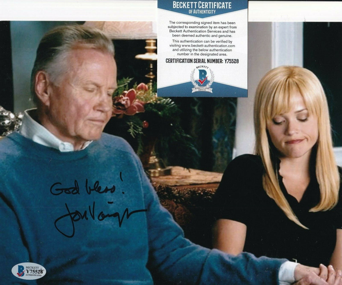 JON VOIGHT signed (FOUR CHRISTMASES) Movie 8X10 photo BECKETT BAS Y75528