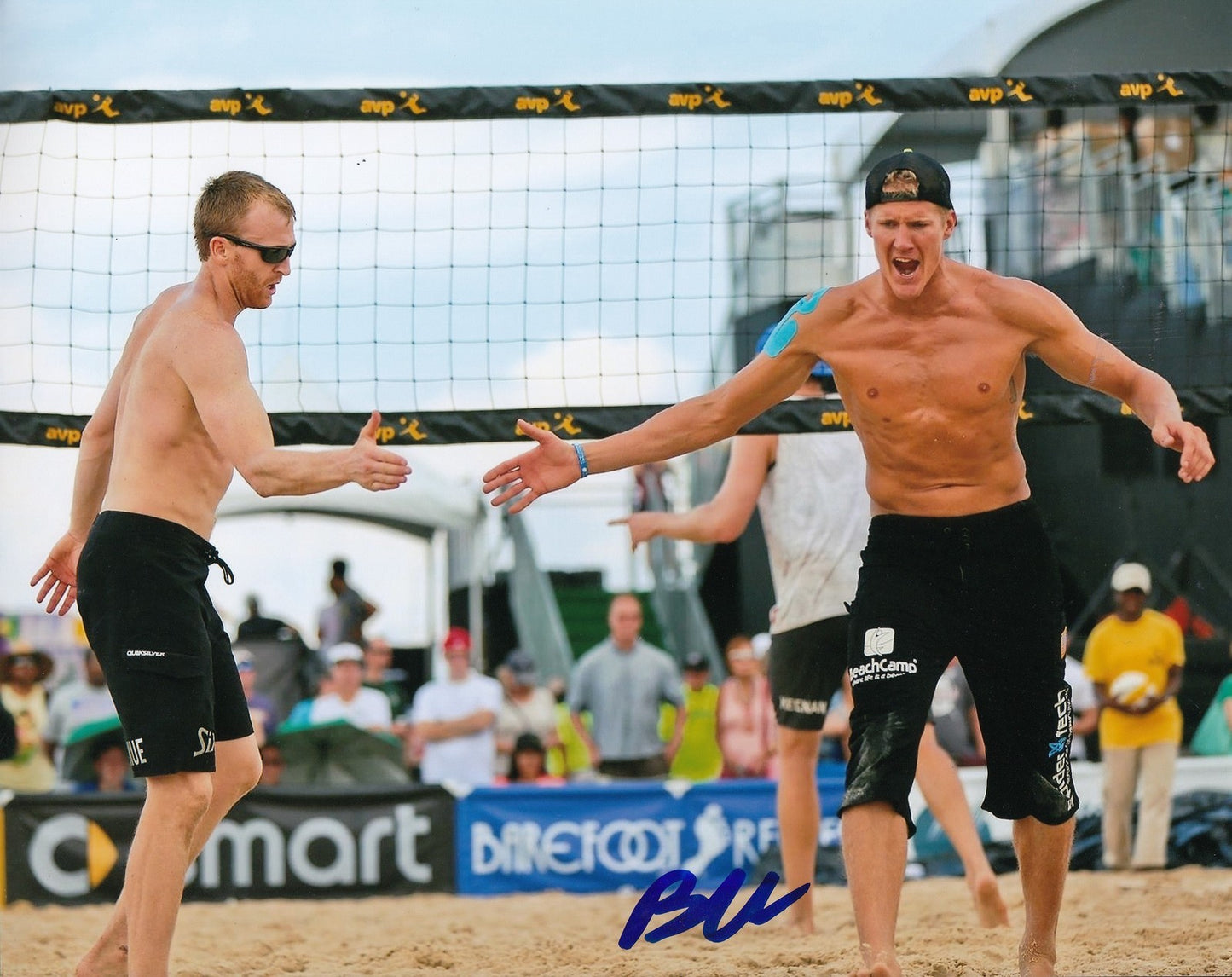 MARK BURIK signed (BEACH VOLLEYBALL) 8X10 photo *AVP* OLYMPICS USA W/COA #1