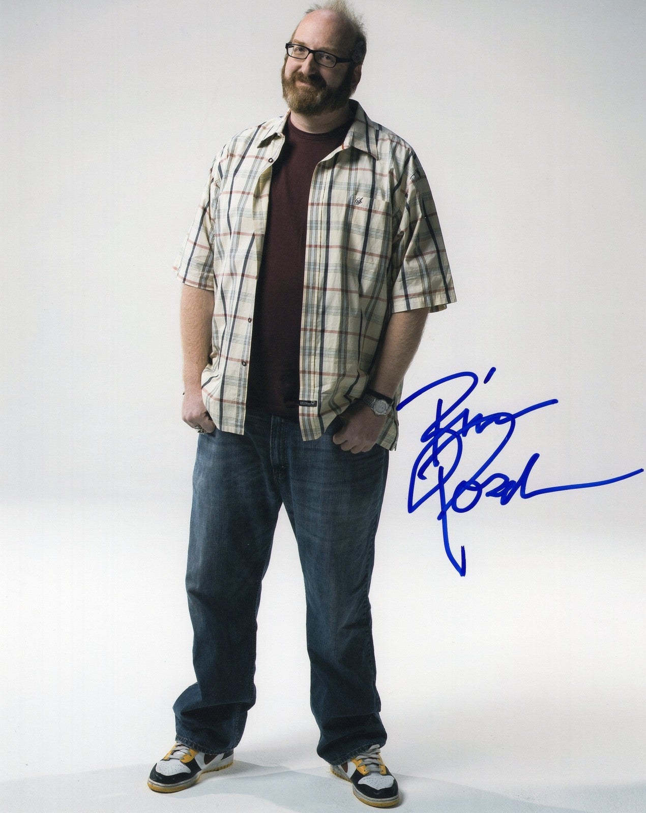 Brian Poshen Surfs Up Comedian New Girl Signed 8x10 Photo w/COA #6