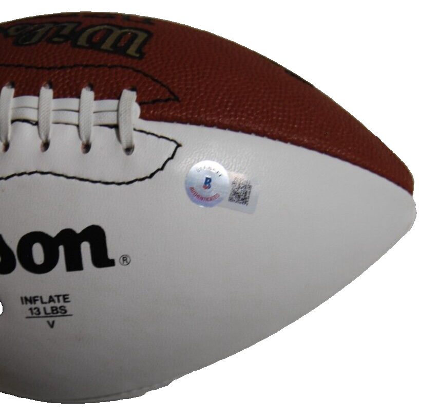 FRANCO HARRIS signed (PITTSBURGH STEELERS) Wilson NFL football BECKETT BL52195