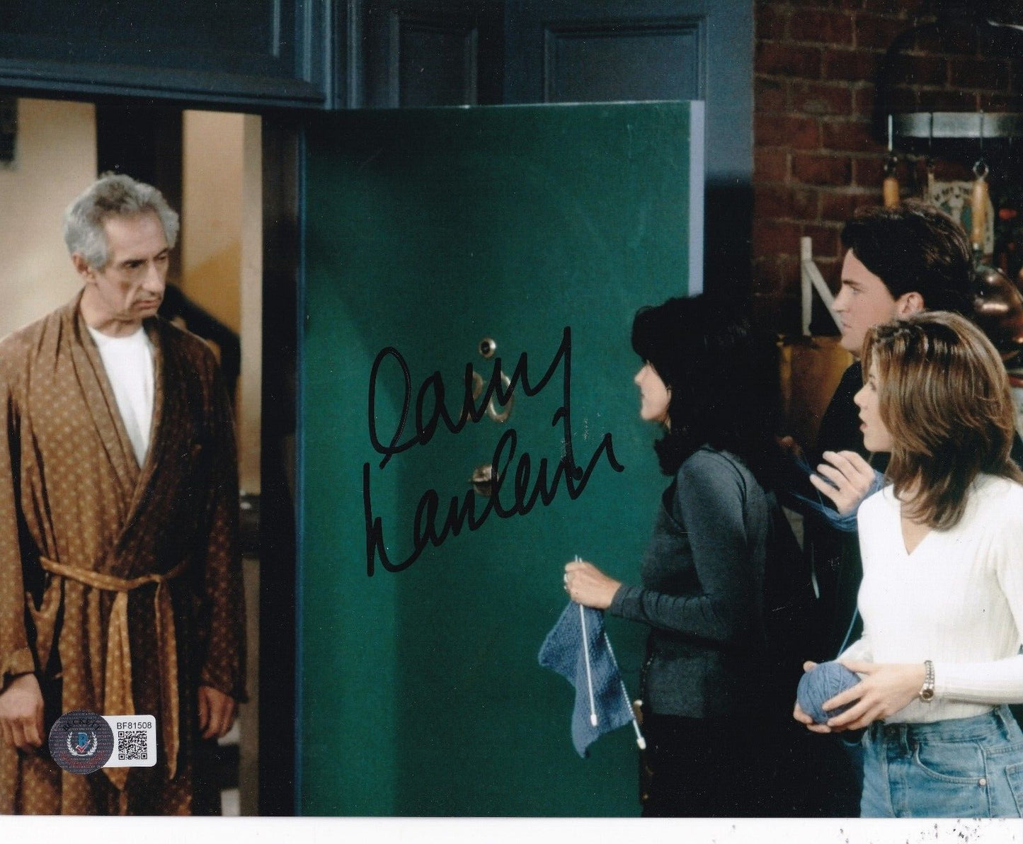 LARRY HANKIN signed (FRIENDS) autographed 8X10 photo BECKETT BAS BF81508