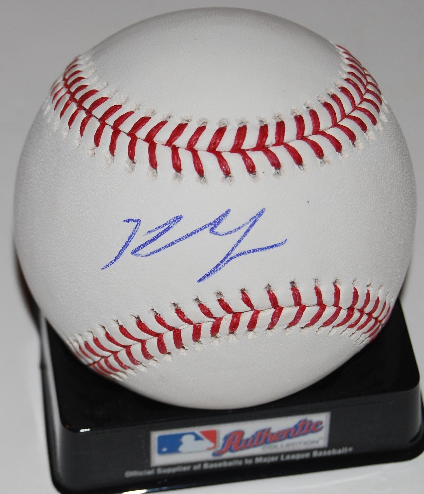 KHALIL LEE signed OML Major League baseball (KANSAS CITY ROYALS) W/COA