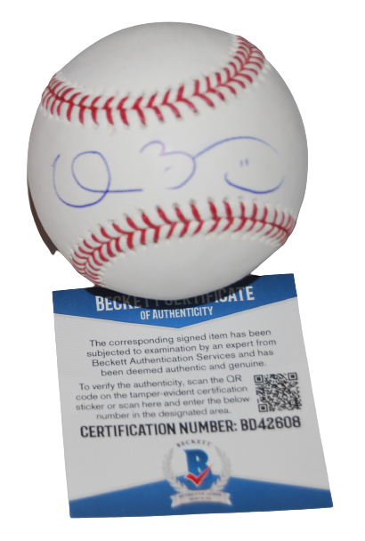 CLAY BUCHHOLZ signed Major League baseball (BOSTON RED SOX) BECKETT BAS BD42608