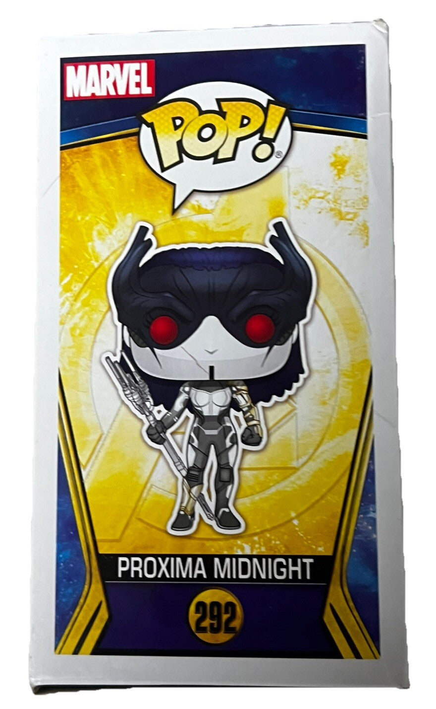 CARRIE COON signed (AVENGERS) PROXIMA MIDNIGHT Funko Pop 290 BECKETT BAS BC89026