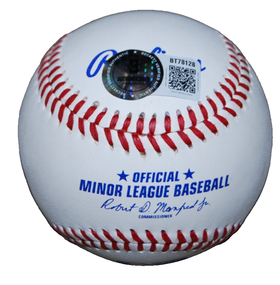 CARL EVERETT signed (CHICAGO WHITE SOX) Minor League baseball BECKETT BT78128
