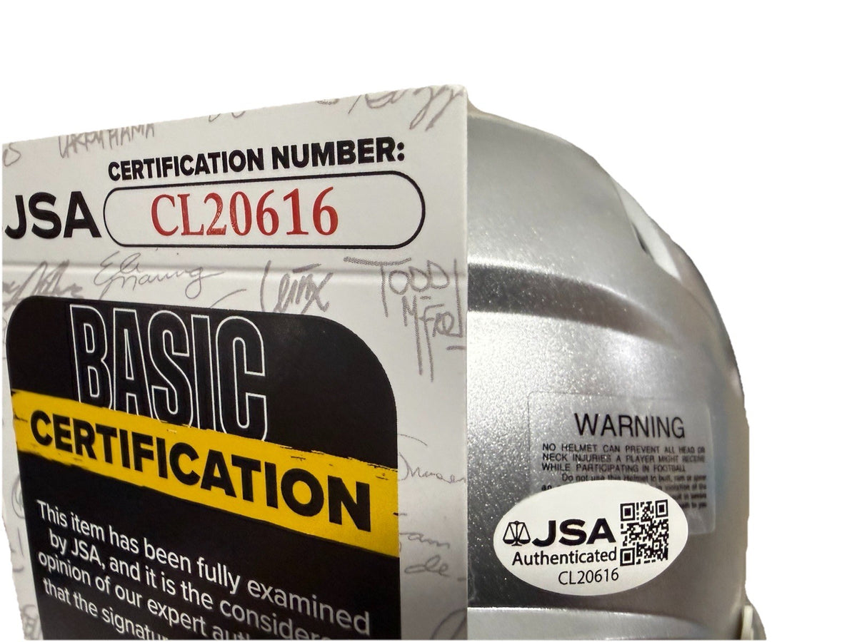 KIRK HERBSTREET signed (OHIO STATE BUCKEYES) Mini football helmet JSA CL20616