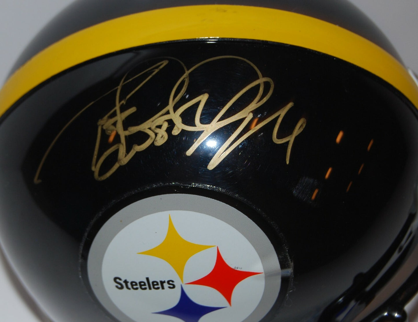 ROD WOODSON signed (PITTSBURGH STEELERS) mini football helmet PSA/DNA AK12152