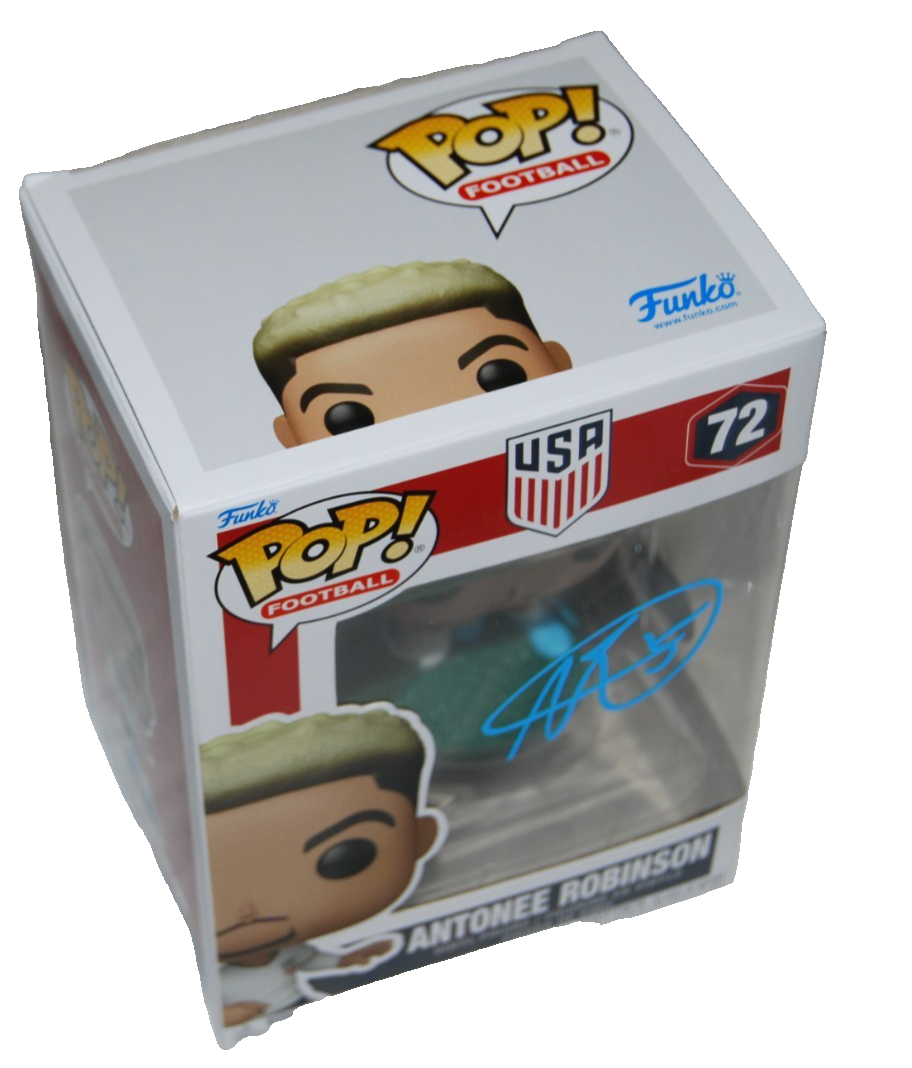ANTONEE ROBINSON signed (TEAM USA) Soccer Funko Pop #72 BECKETT BY085893