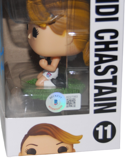 BRANDI CHASTAIN signed (TEAM USA) WOMENS SOCCER #11 Funko Pop BECKETT AD27063