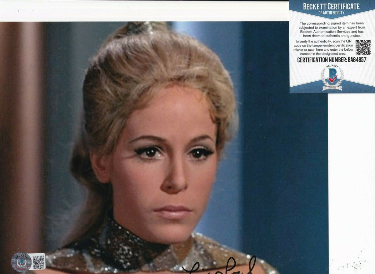 LOUISE SOREL signed (STAR TREK) Actress Rayna 8X10 photo BECKETT BAS BB84857
