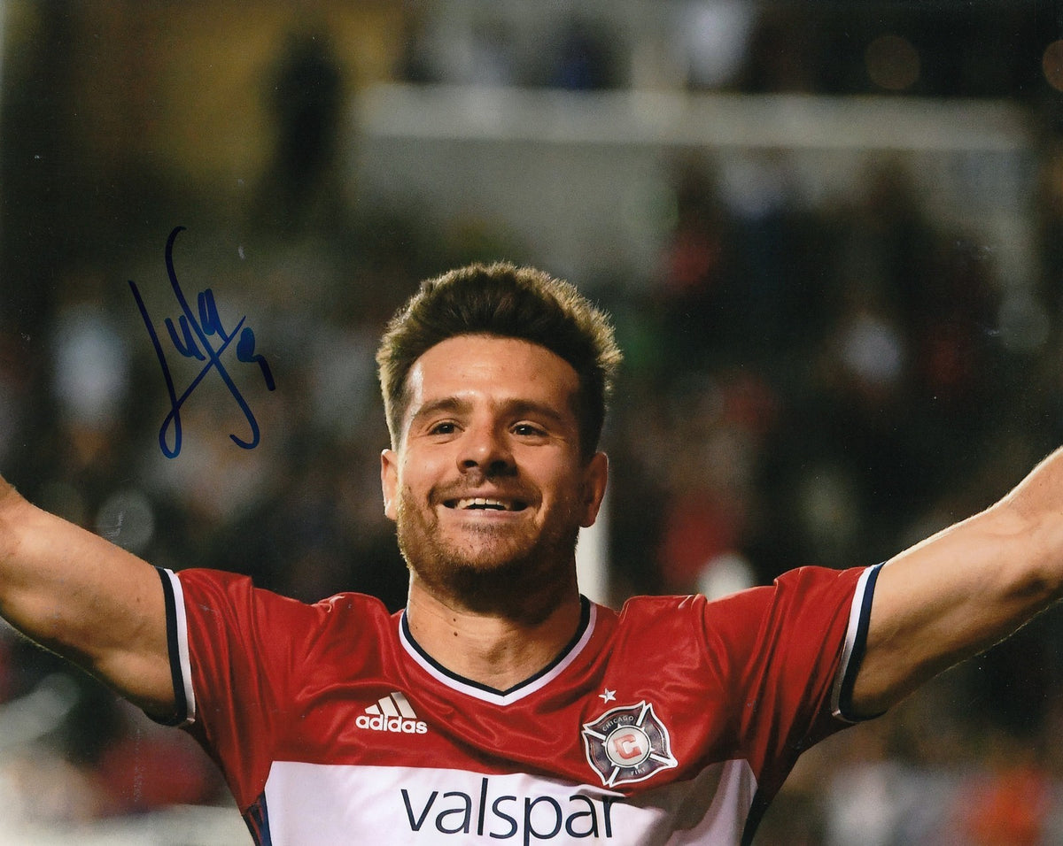 LUIS SOLIGNAC signed *CHICAGO FIRE* autographed SOCCER 8X10 photo W/COA