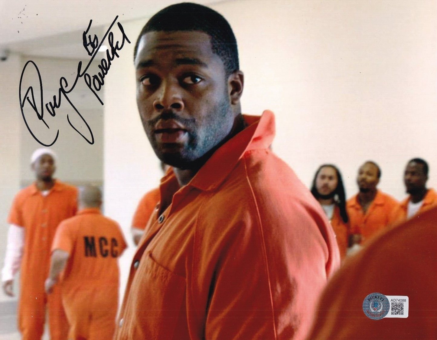 LAROYCE HAWKINS signed (CHICAGO P.D) Kevin Atwater 8X10 photo BECKETT AD74088