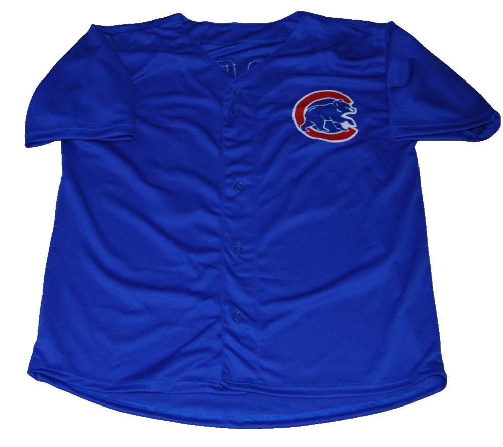 KERRY WOOD signed (CHICAGO CUBS) Blue custom baseball jersey BECKETT BW61020