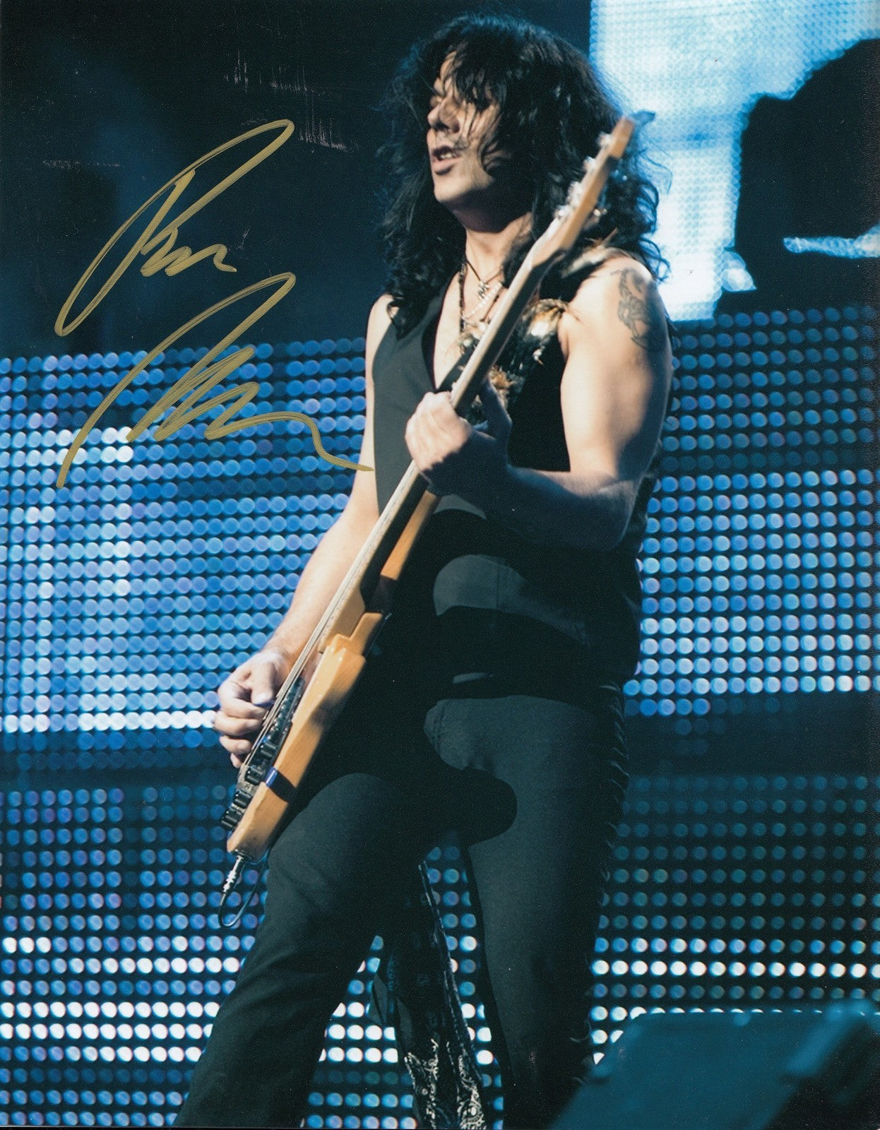 PAWEL MACIWODA signed *SCORPIONS* MUSIC 8X10 photo W/COA (GUITARIST) POLAND #1