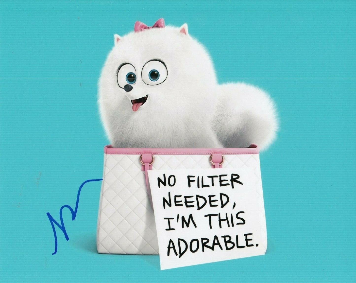 JENNY SLATE signed (THE SECRET LIFE OF PETS) Movie 8X10 photo *Gidget* W/COA #3
