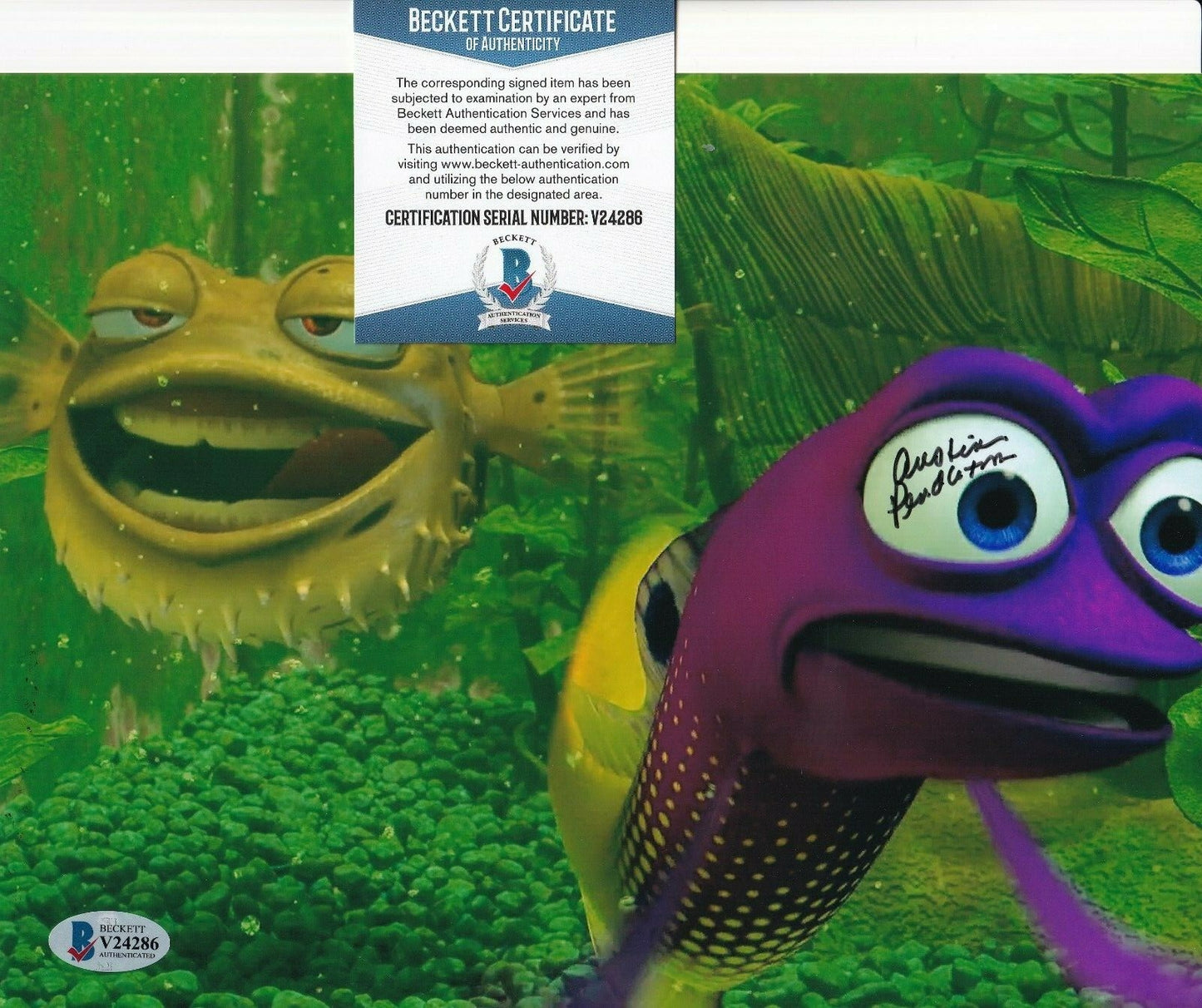 AUSTIN PENDLETON signed (FINDING NEMO) Gurgle Movie 8X10 photo BECKETT V24286