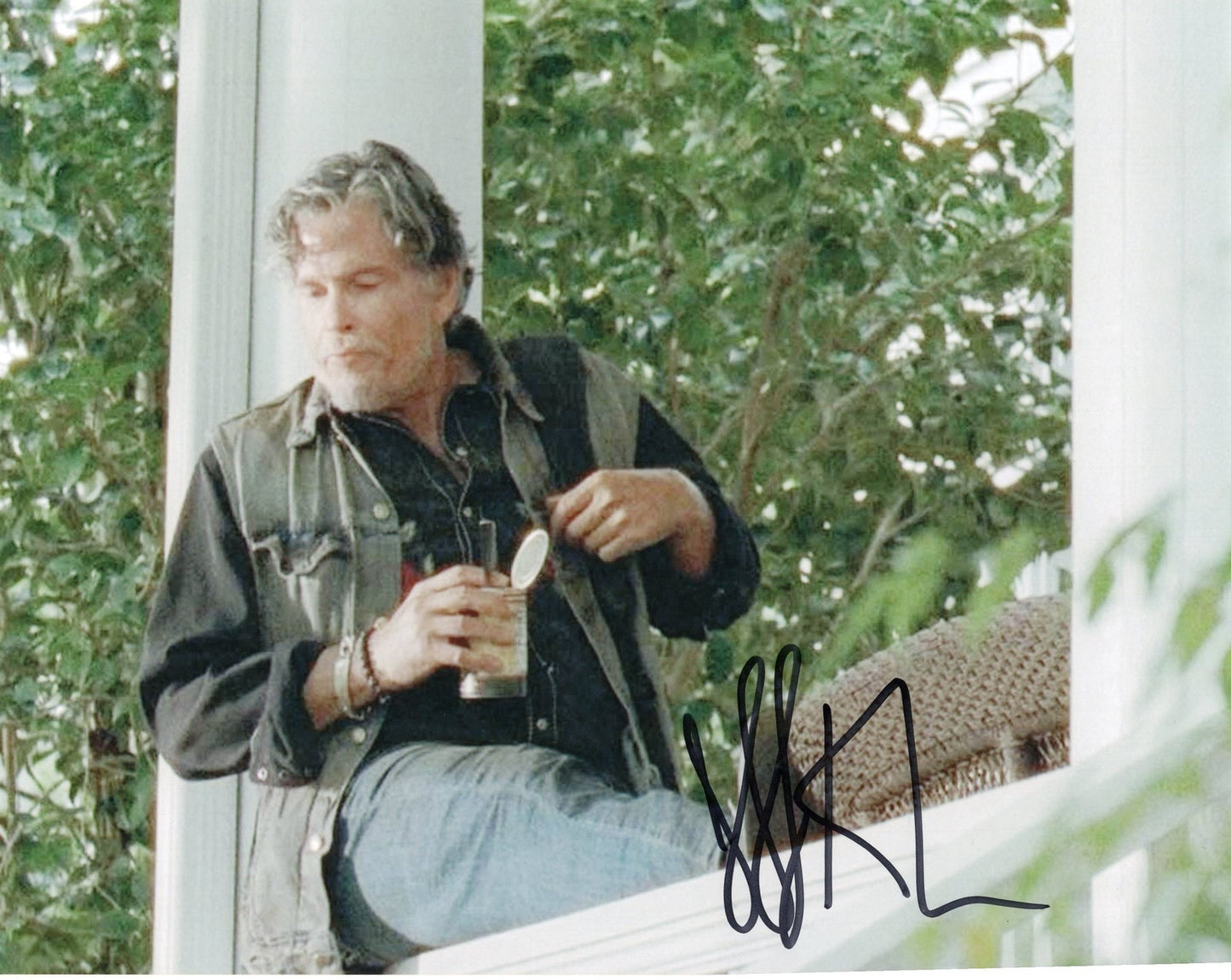 Jeff Kober China Beach Sgt. Evan Dodger Winslow Signed 8x10 Photo w/COA #2