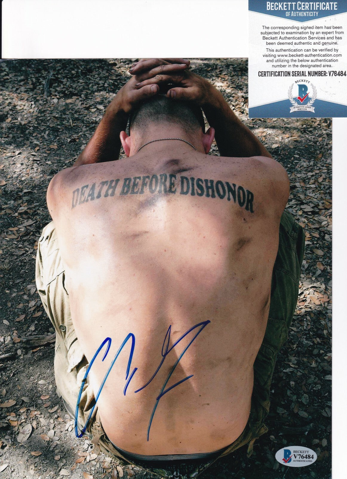 CHANNING TATUM signed (STOP LOSS) Steve Movie 8X10 photo BECKETT BAS V76484