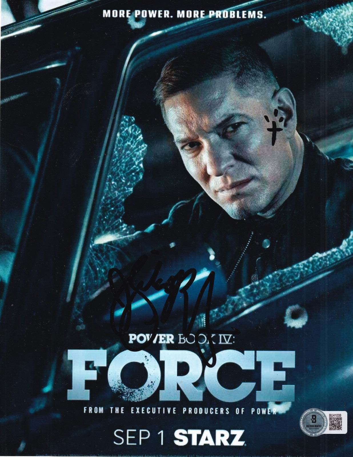 JOSEPH SIKORA signed (POWER BOOK FORCE) Tommy 8X10 photo BECKETT BU41008