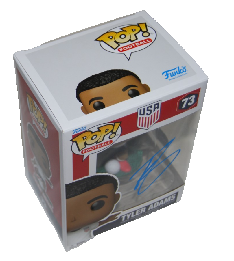 TYLER ADAMS signed (TEAM USA) Soccer Funko Pop #73 football BECKETT BY085894