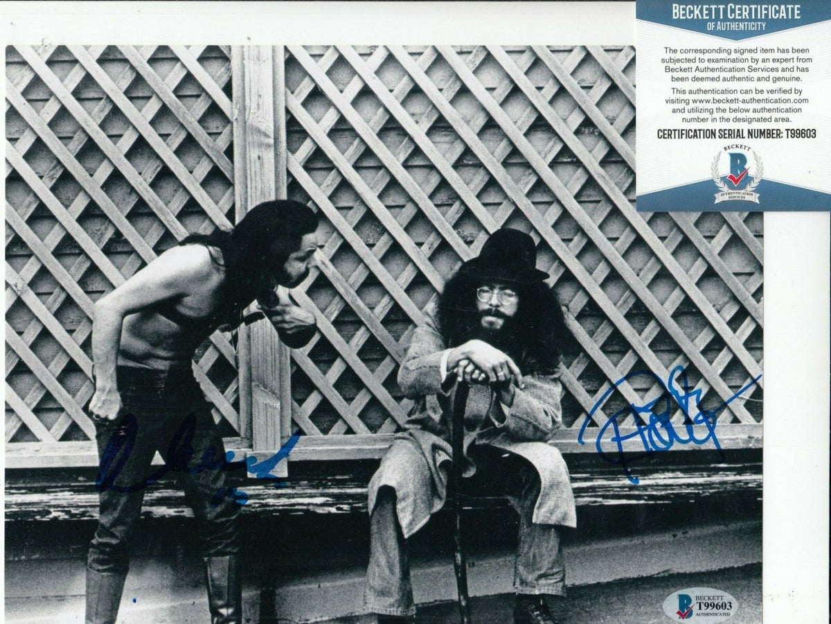 CHEECH and CHONG signed (UP IN SMOKE) Movie 8X10 photo BECKETT BAS T99603