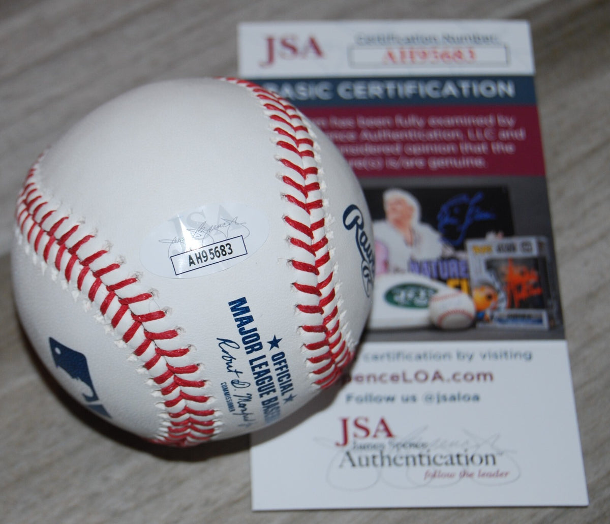 TYLER GENTRY signed (KANSAS CITY ROYALS) Prospect OML baseball JSA COA AH95683
