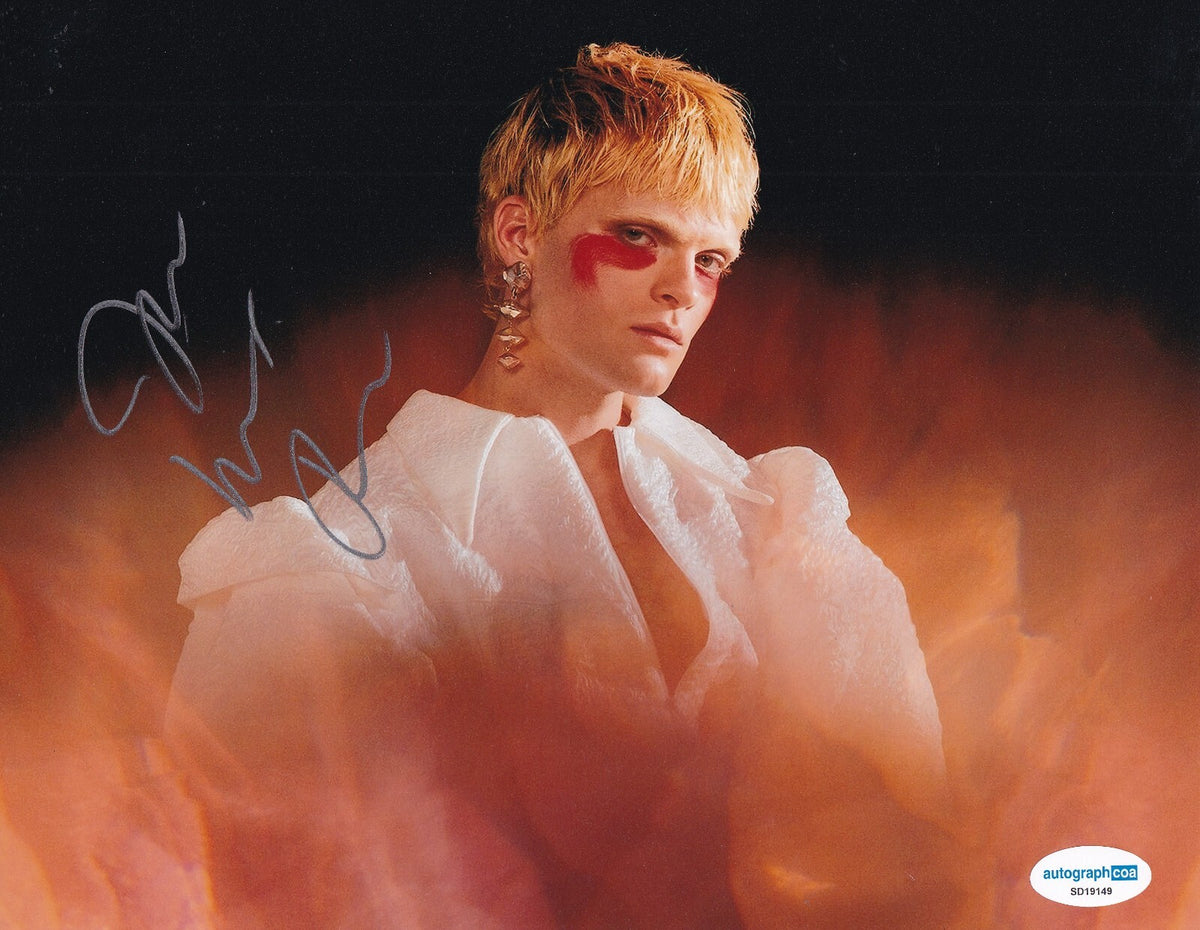 JAKE WESLEY ROGERS signed (LOSER) Pluto Music singer 8X10 photo ACOA SD19149