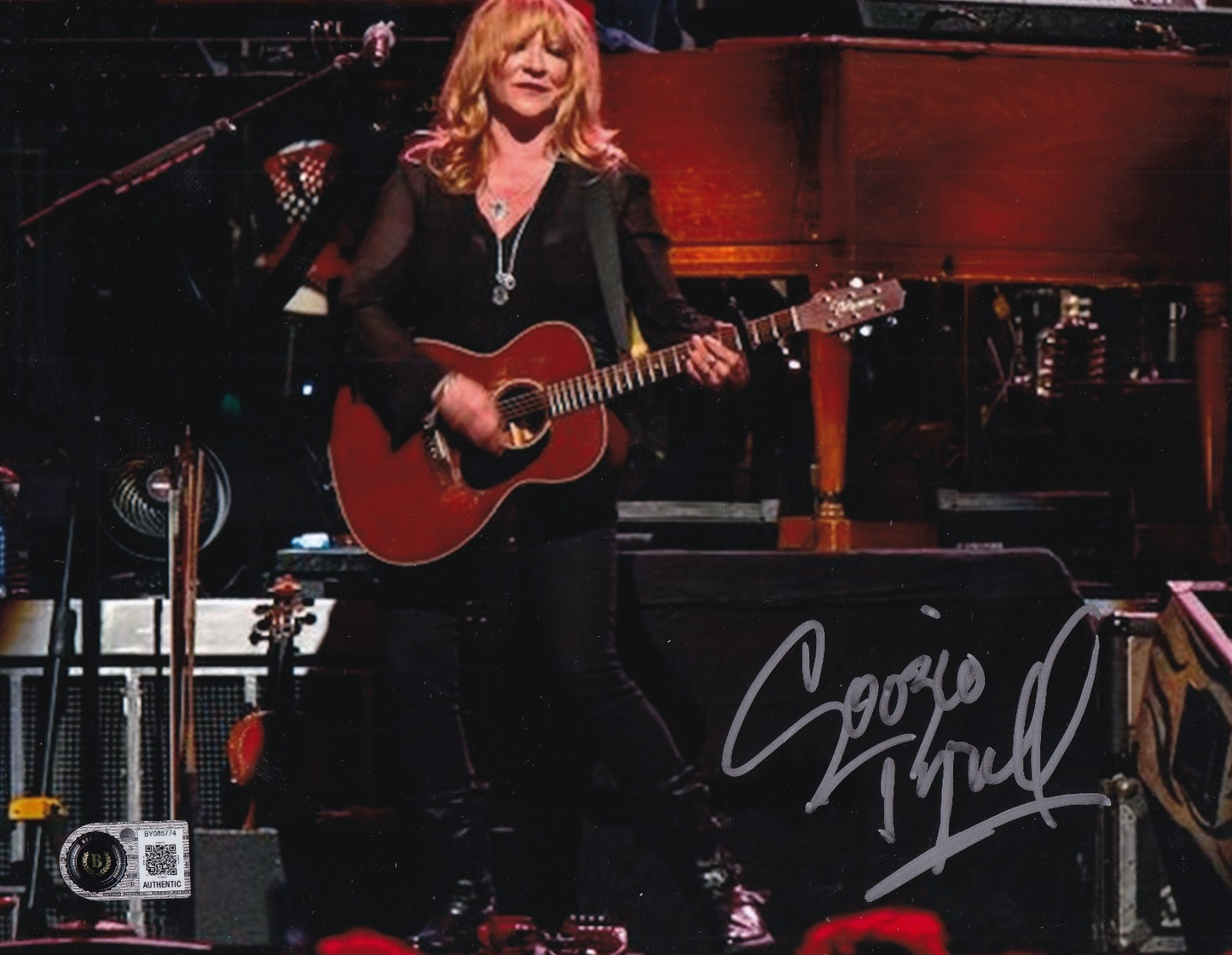 SOOZIE TYRELL signed (BRUCE SPRINGSTEEN) E-STREET BAND 8X10 BECKETT BY085774