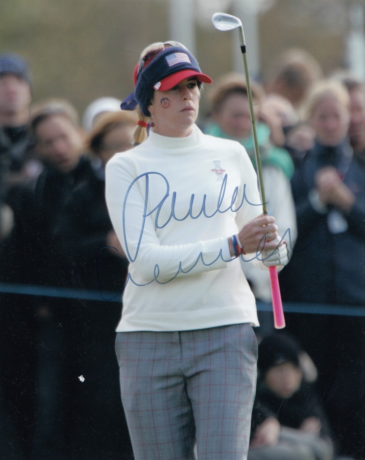 PAULA CREAMER signed LPGA WOMENS GOLF 8X10 photo W/COA SOLHEIM CUP MASTERS