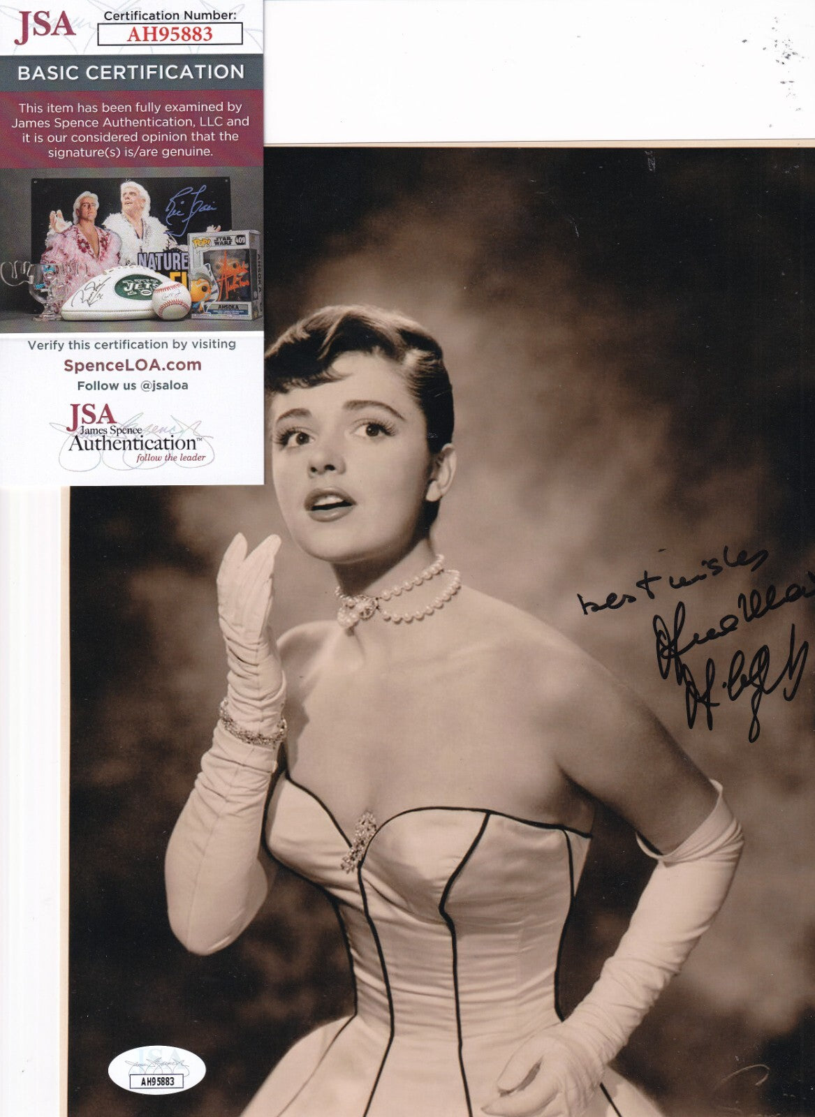 ANNA MARIA ALBERGHETTI signed (TEN THOUSAND BEDROOMS) 8X10 photo JSA COA AH95883