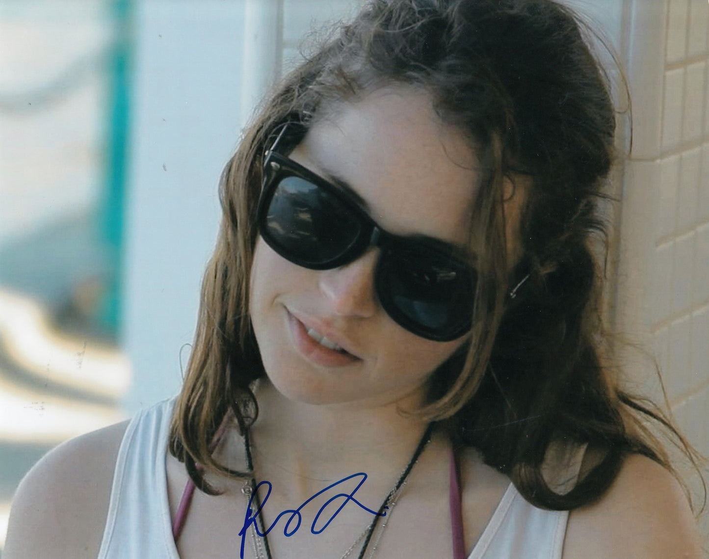 FELICITY JONES signed (IN LIKE CRAZY) 8X10 *STAR WARS ROGUE ONE* photo W/COA