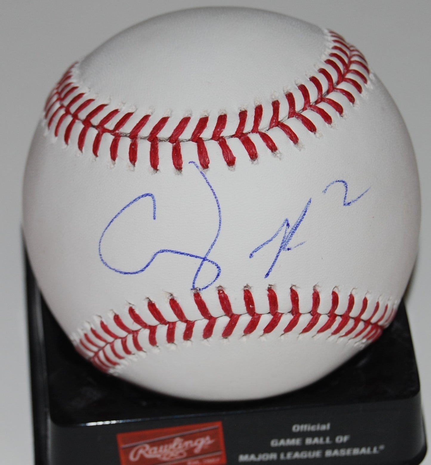 COREY RAY signed (MILWAUKEE BREWERS) Official Major League baseball W/COA