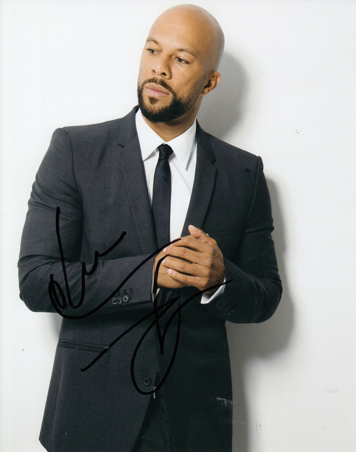 COMMON signed (AMERICAN GANGSTER) Movie 8X10 photo *Turner Lucas* auto W/COA #2