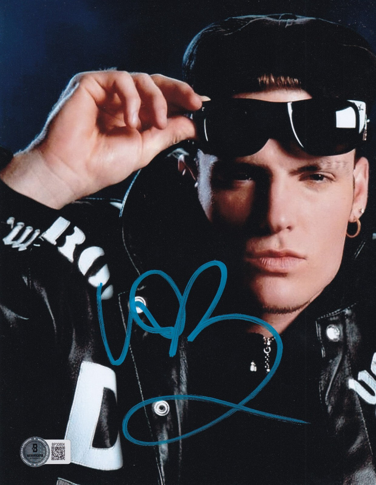 VANILLA ICE signed (COOL as ICE) Robert Van Winkle 8X10 BECKETT BAS BP30804