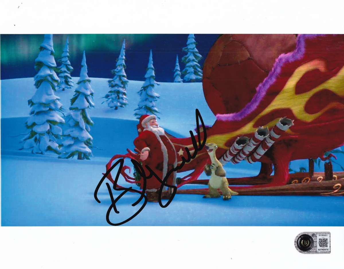 BILLY GARDELL signed (ICE AGE CHRISTMAS) Santa 8X10 photo BECKETT BY085651