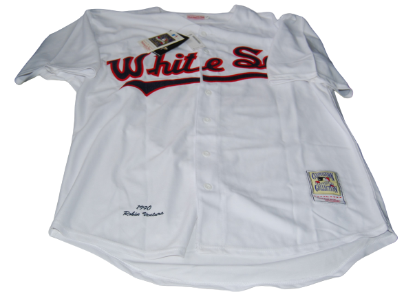 ROBIN VENTURA signed (CHICAGO WHITE SOX) baseball jersey BECKETT BAS AD27306