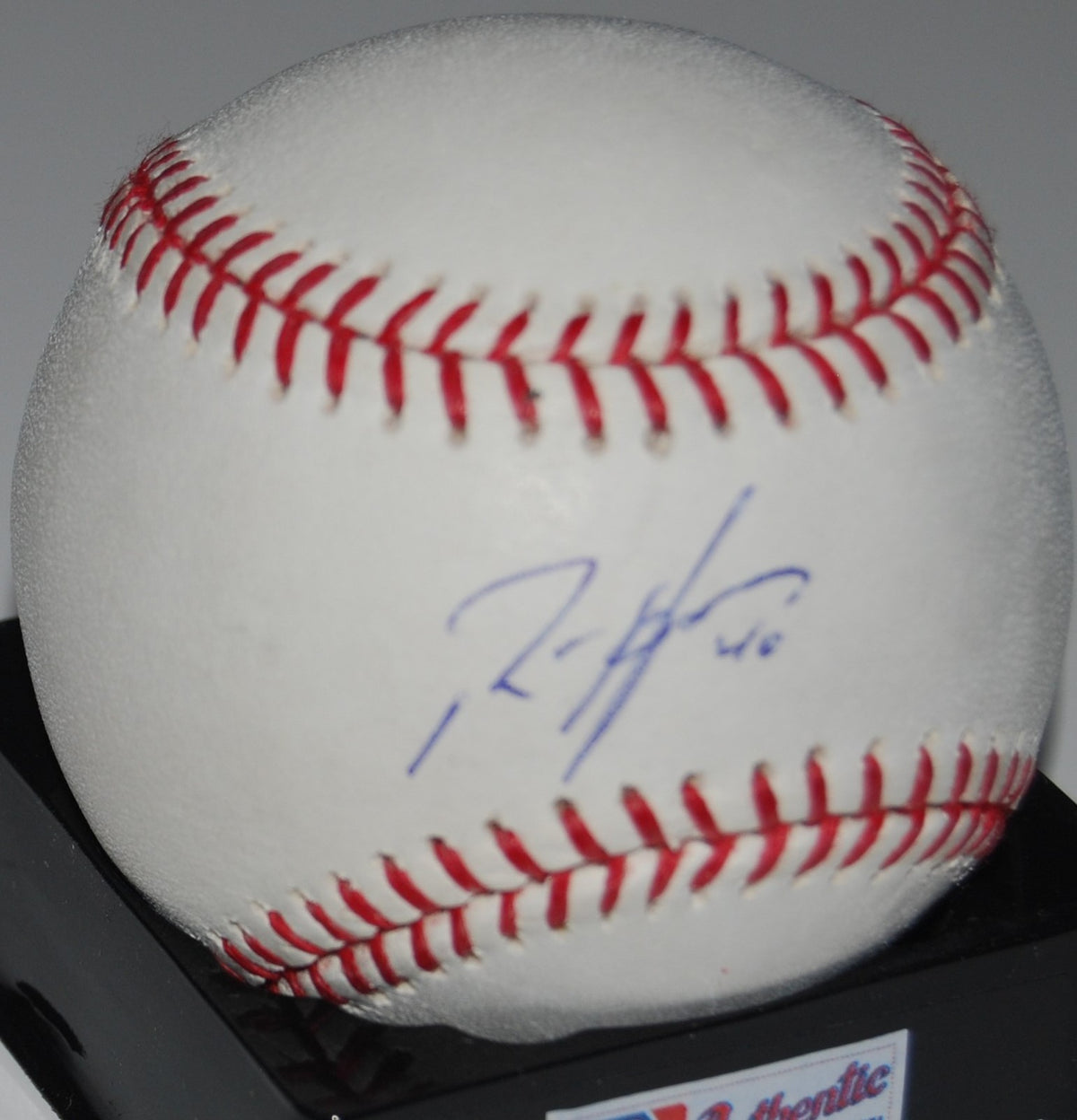 RICH HARDEN signed Official Major League baseball (OAKLAND A'S ATHLETICS) W/COA