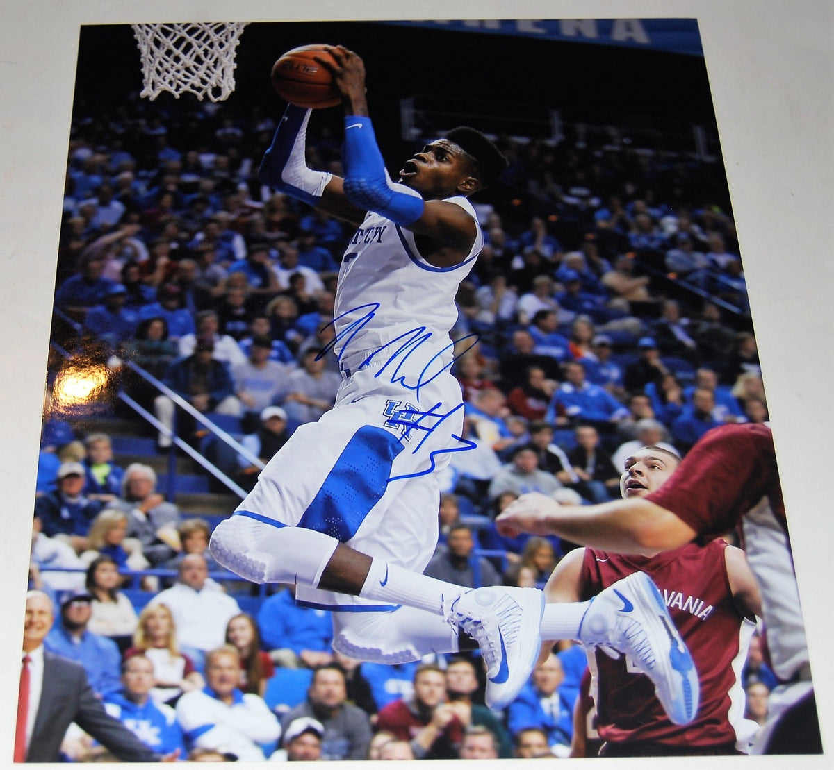 NERLENS NOEL signed (KENTUCKY WILDCATS) OKC THUNDER 11X14 photo W/COA