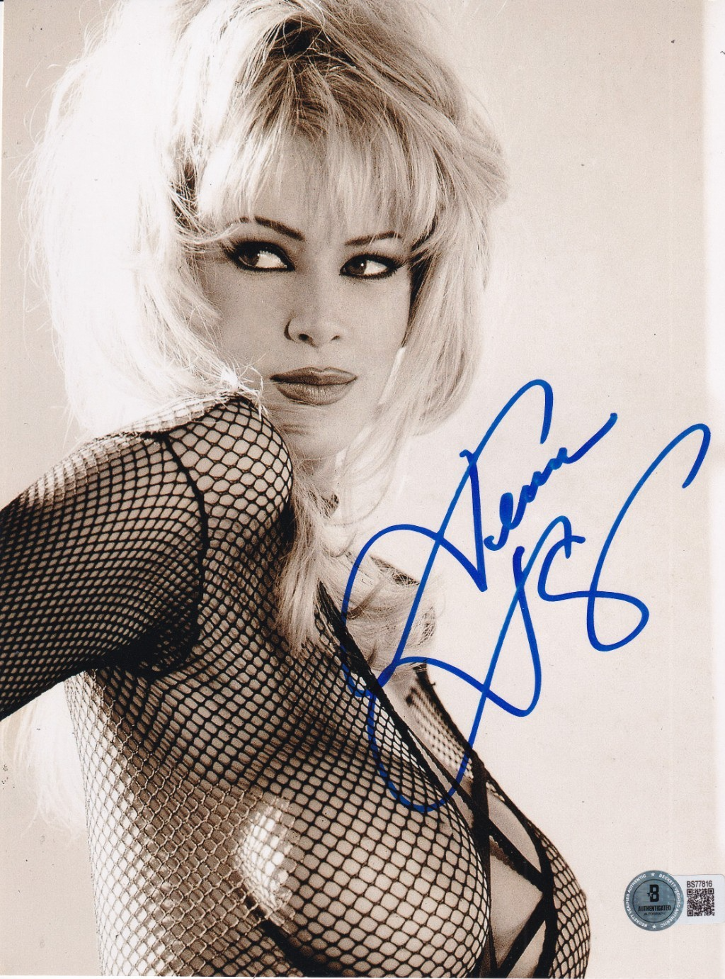 JENNA JAMESON signed (LEGENDARY XXX) ADULT Star 8X10 photo BECKETT BAS BS77816