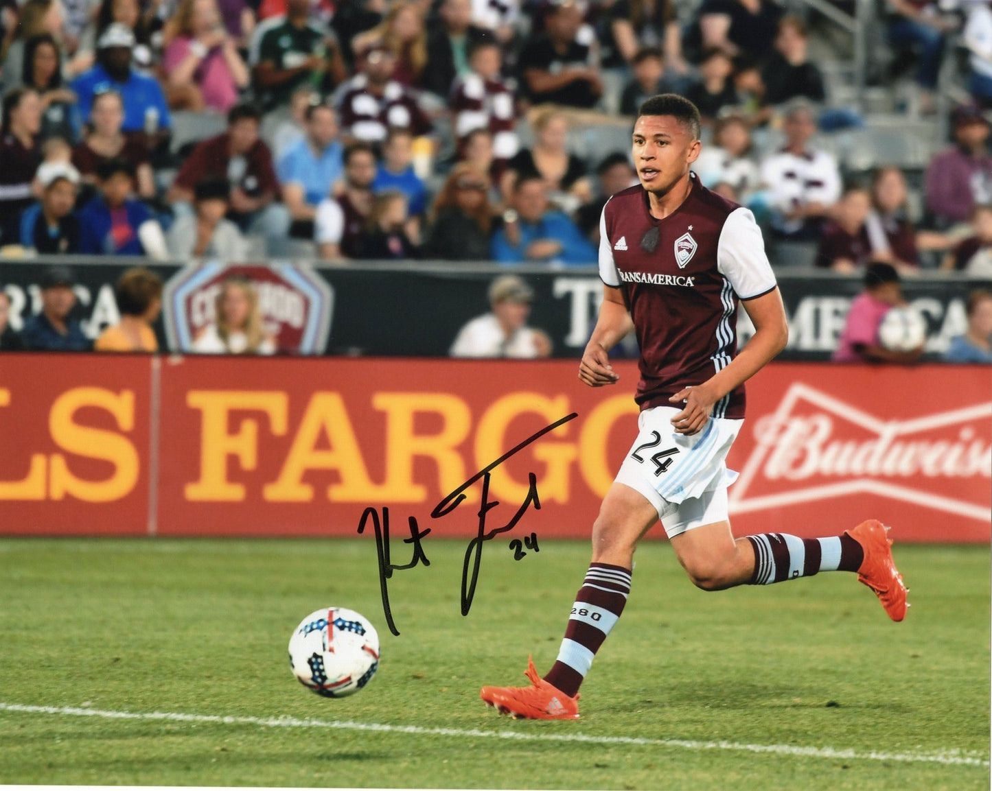 Kortne Ford signed 8x10 Photo w/COA Colorado Rapids MLS Soccer #1