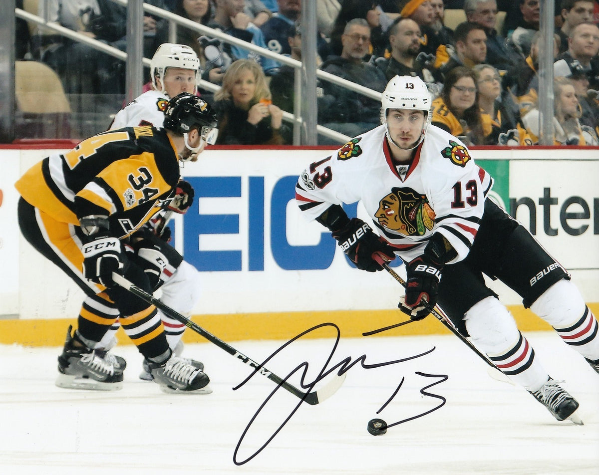 TOMAS JURCO signed (CHICAGO BLACKHAWKS) 8X10 AUTOGRAPHED photo W/COA #3