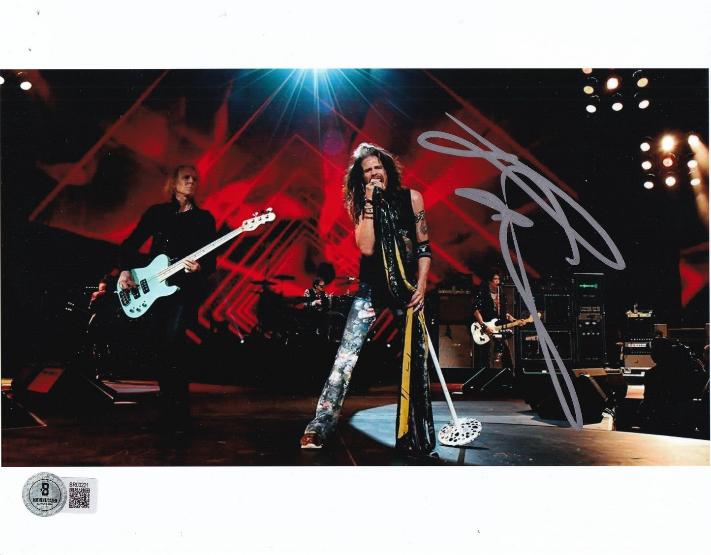 TOM HAMILTON signed (AEROSMITH) Guitarist Music 8X10 photo BECKETT BAS BR00221